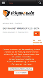 Mobile Screenshot of it-basixs.de